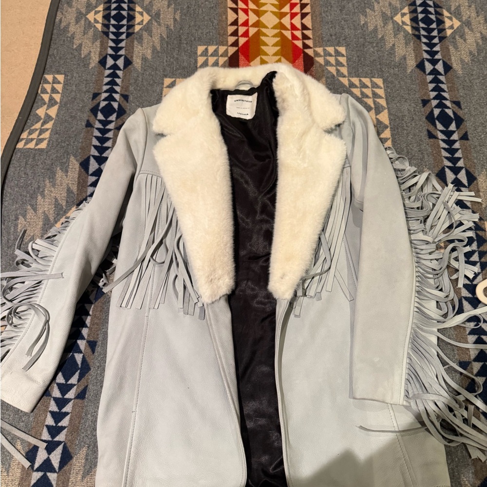 Understated Leather Fringe Jacket - Picture 7 of 10